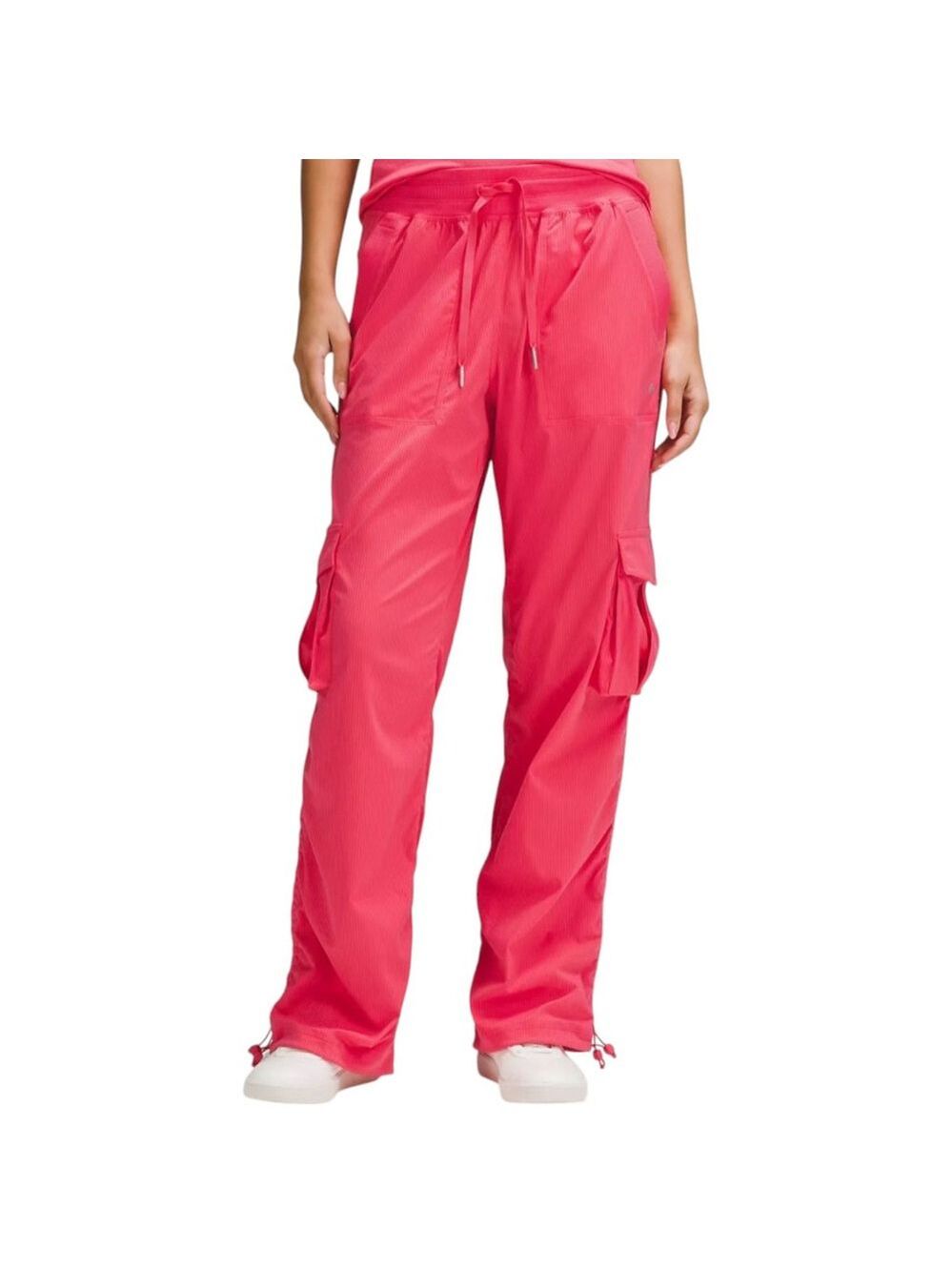 LULULEMON Dance Studio Relaxed-Fit Mid-Rise Cargo Pant Glaze Pink Medium